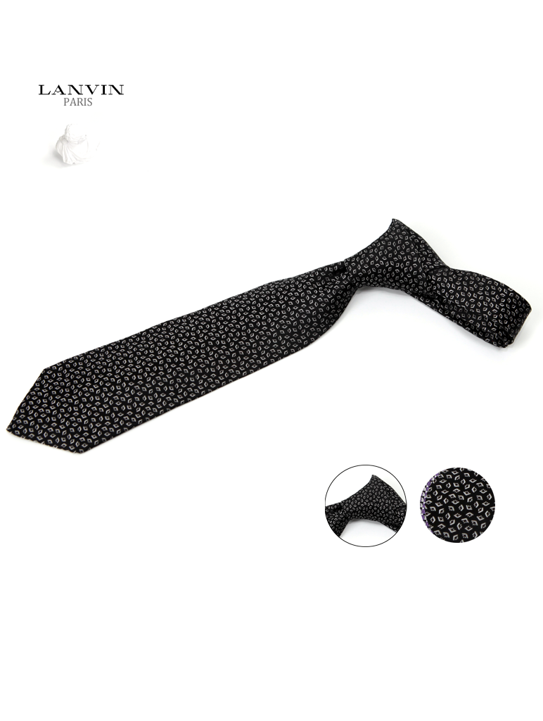 랑방 넥타이 (블랙)