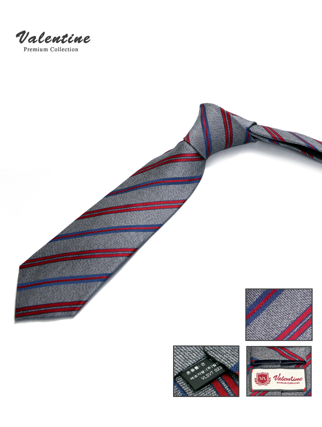 발렌타인 넥타이 [그레이]