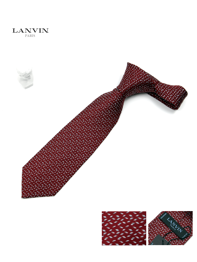 랑방 넥타이 [다크레드]