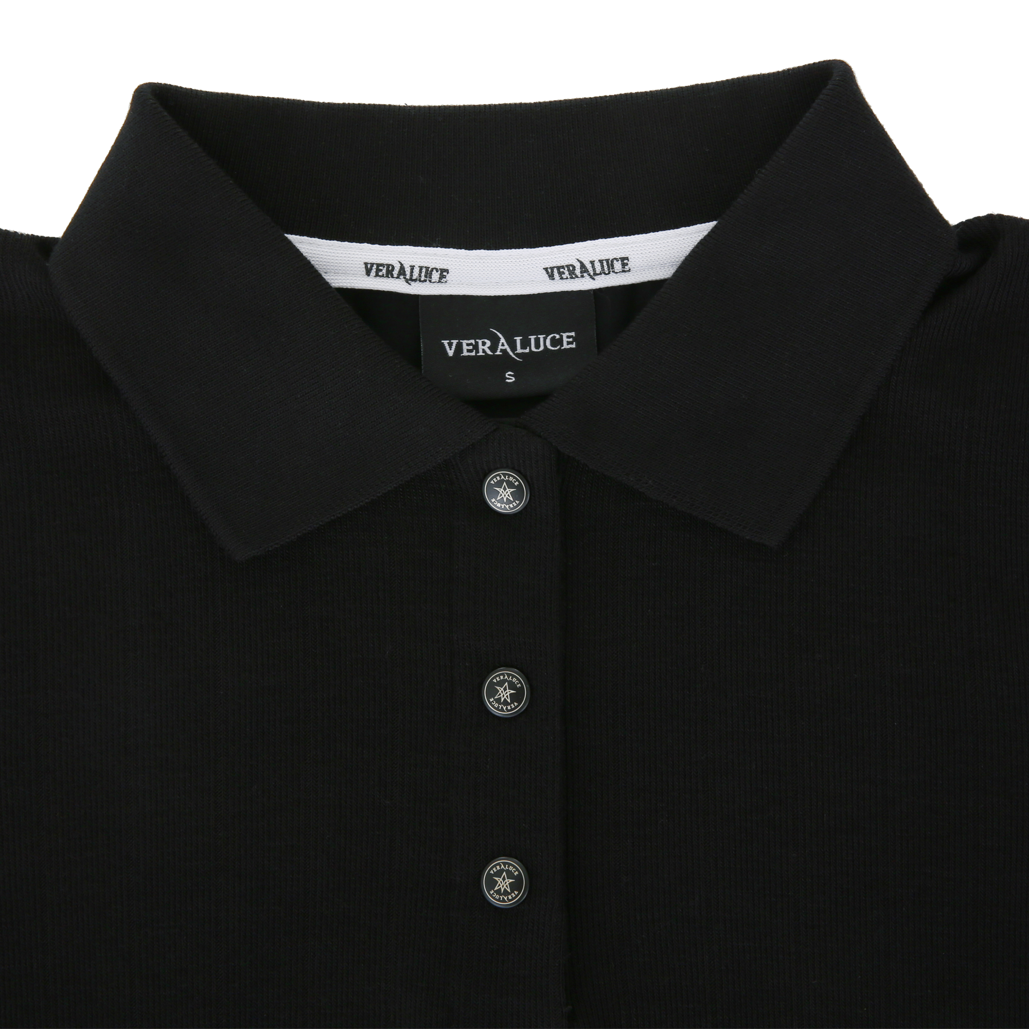 VERALUCE Golf Ann Long-Sleeved Shirt Black