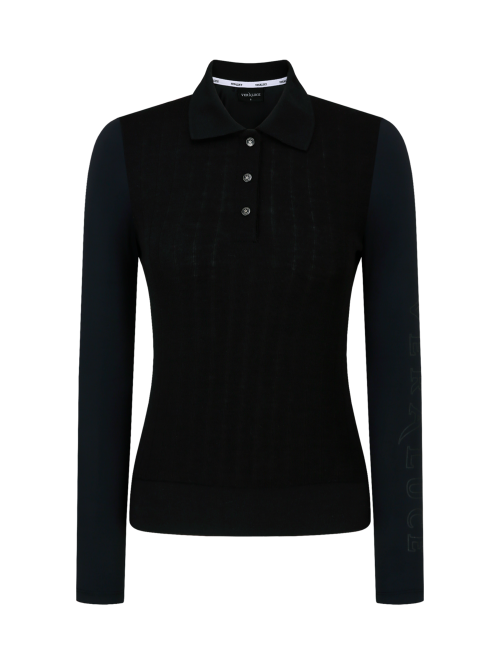 VERALUCE Golf Ann Long-Sleeved Shirt Black