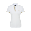 VERALUCE Golf Aster Open Two Tone Short-Sleeved Shirt White