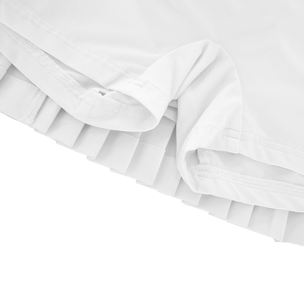 VERALUCE Golf Mandy Flared Pleats Skirt White