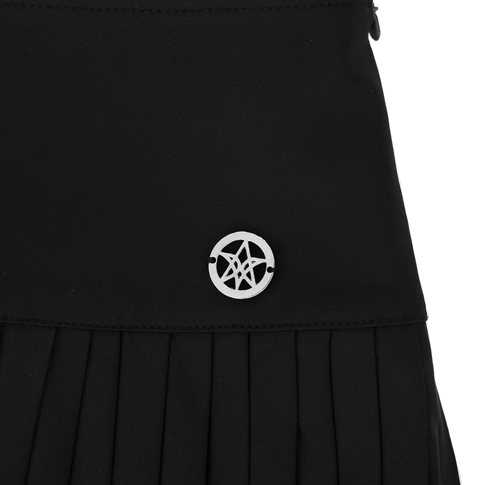VERALUCE Golf Mandy Flared Pleats Skirt Black