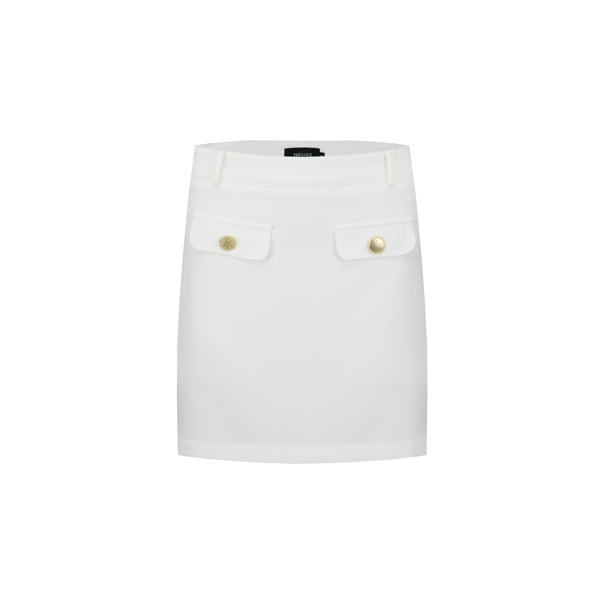 VERALUCE Golf Adela H-Line Skirt White