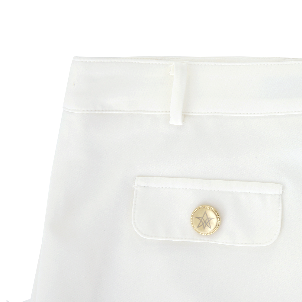 VERALUCE Golf Adela H-Line Skirt White