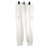 VERALUCE Golf Astin embroidered logo spandex jogger pants Ivory