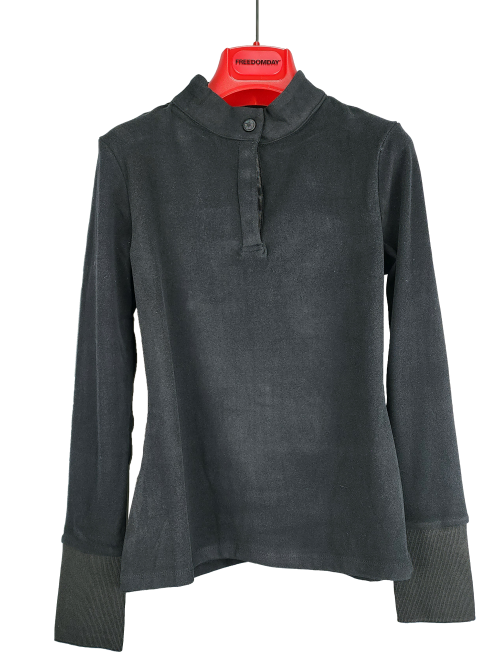 Nut china long shirt black