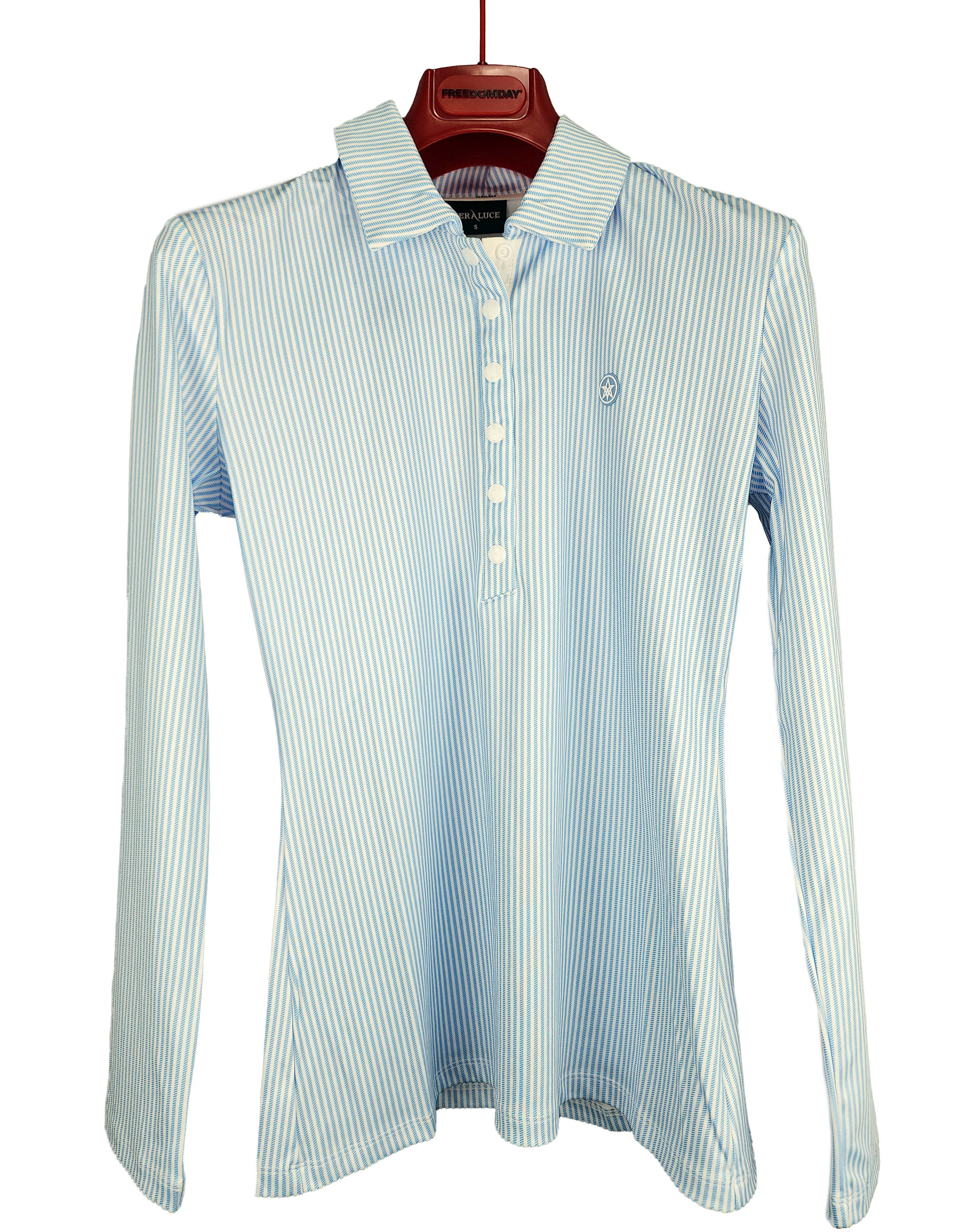 Norma Long Stripe  Shirt  Sky Blue