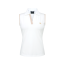 VERALUCE Golf Vivian Open Two Tone Sleeveless Shirt White