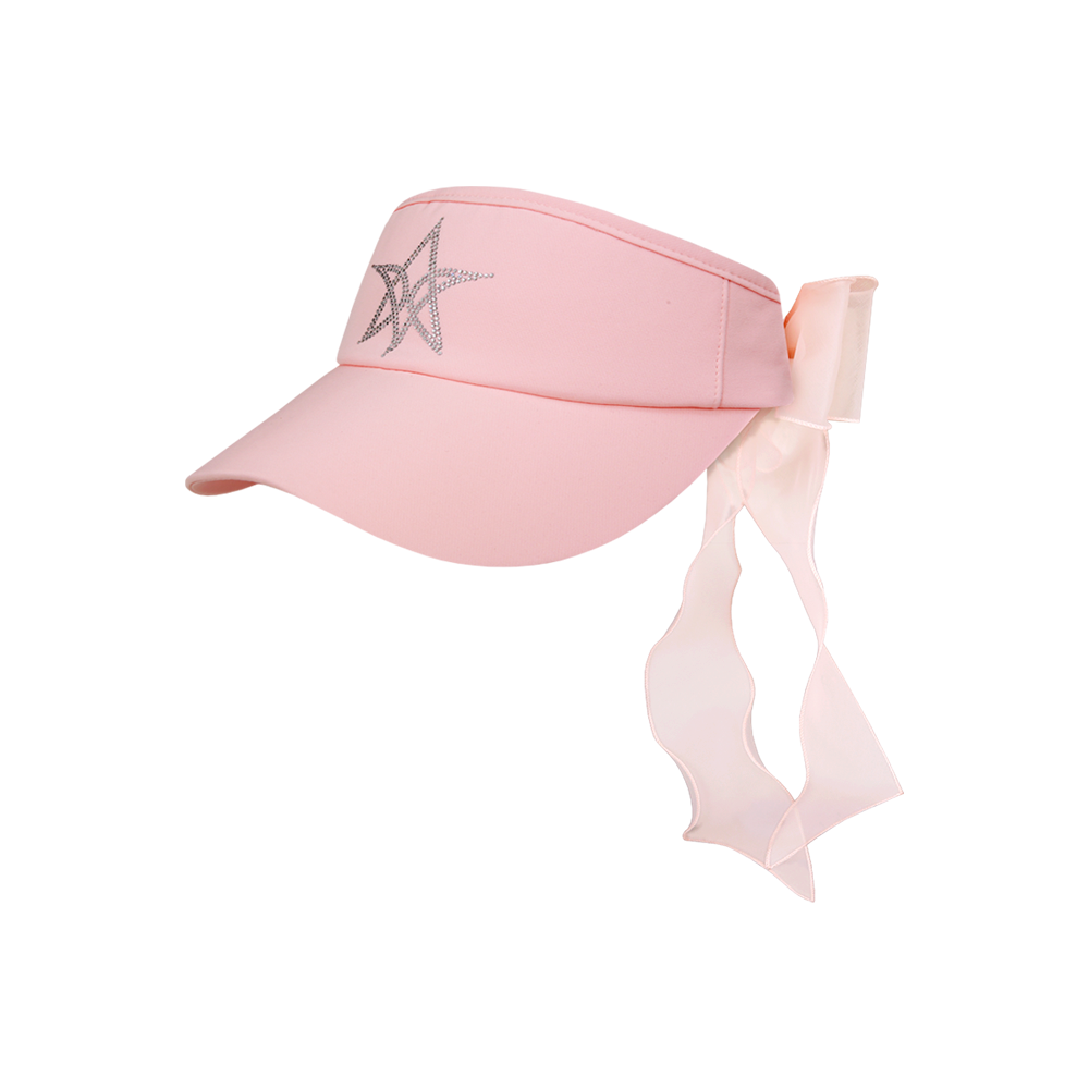 VERALUCE Golf Lucia Hotfix Visor Pink