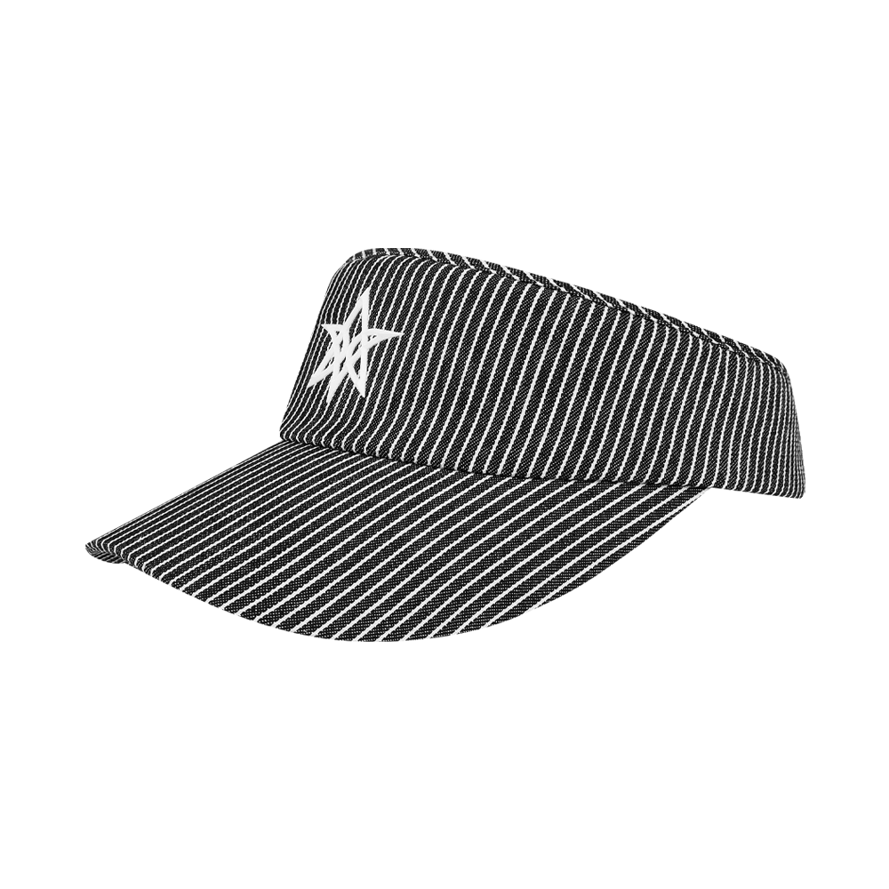 VERALUCE Golf Muses Stripe Visor Black