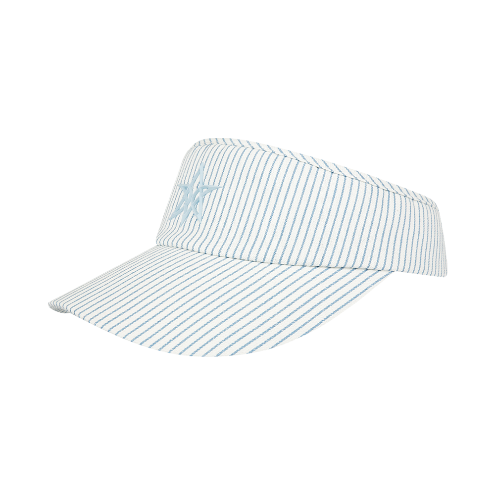 VERALUCE Golf Muses Stripe Visor White