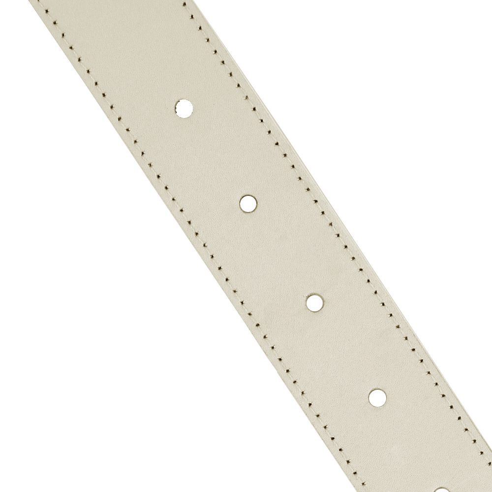 VERALUCE Golf Haeace Leather Belt Beige