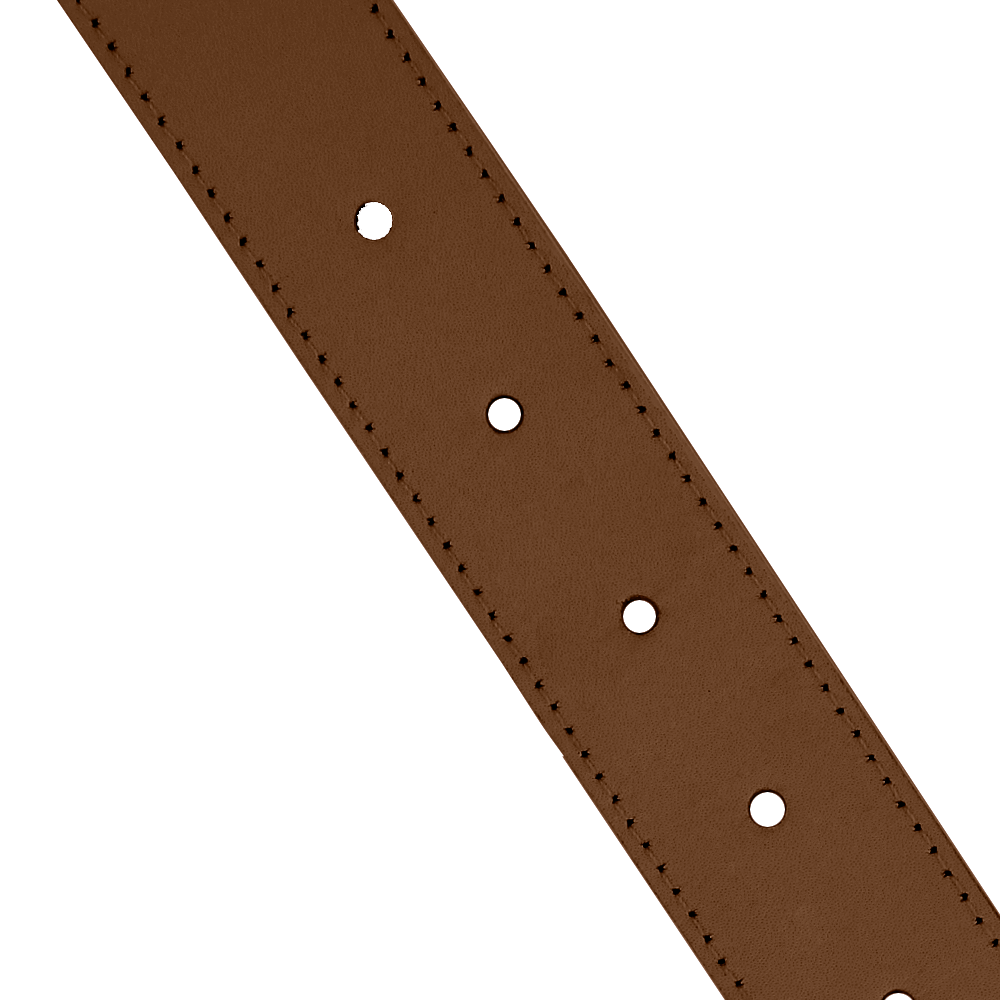 VERALUCE Golf Haeace Leather Belt Brown