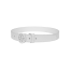 VERALUCE Golf Haeace Leather Belt White