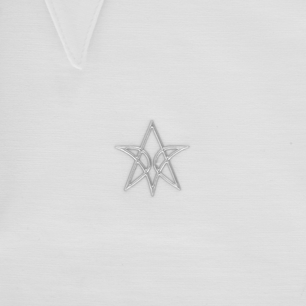 VERALUCE Golf Vivian Solid Big Collar Sleeveless Shirt White