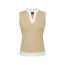 VERALUCE Golf Vivian V-neck Sleeveless Shirt Beige