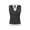 VERALUCE Golf Vivian V-neck Sleeveless Shirt Gray