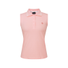 VERALUCE Golf Vivian Simple Collar Sleeveless Shirt Pink