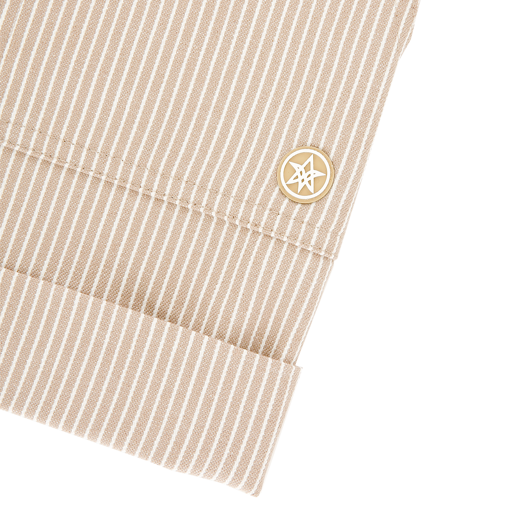 VERALUCE Golf Muses Stripe Short Pants Beige