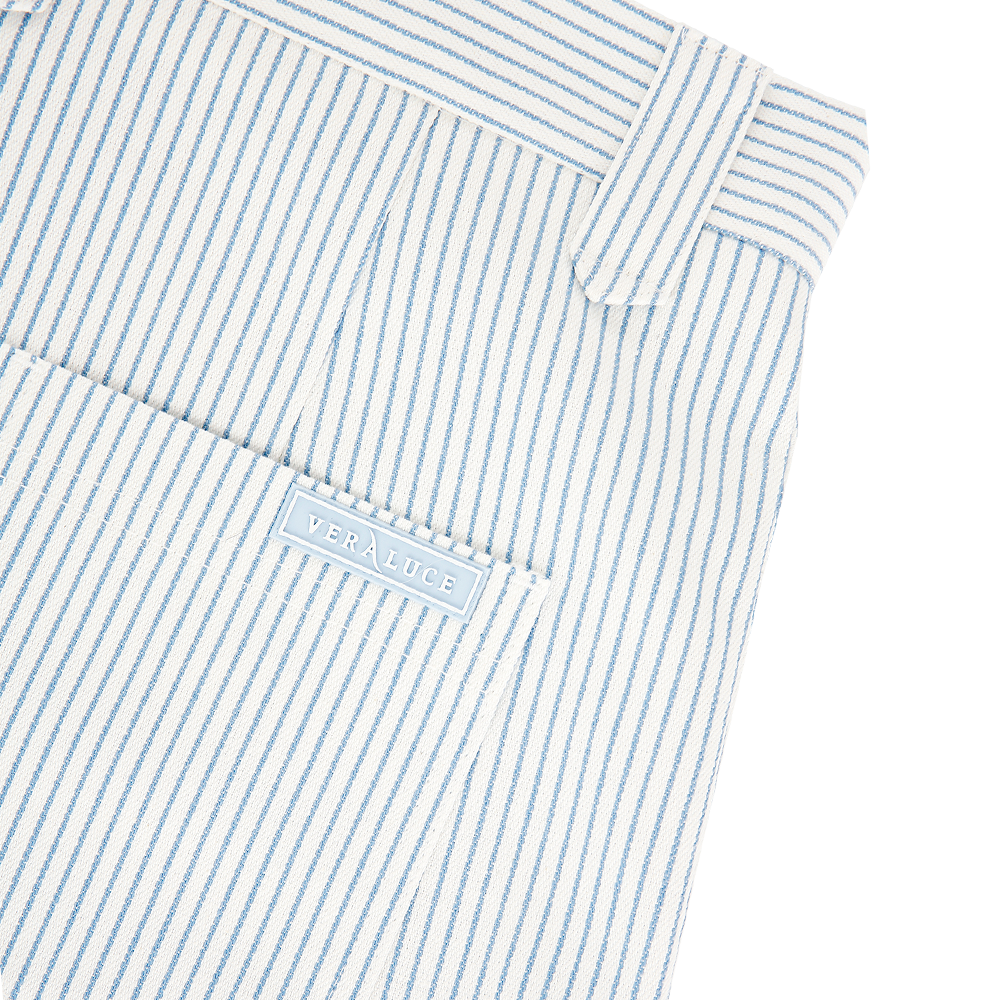 VERALUCE Golf Muses Stripe Short Pants white