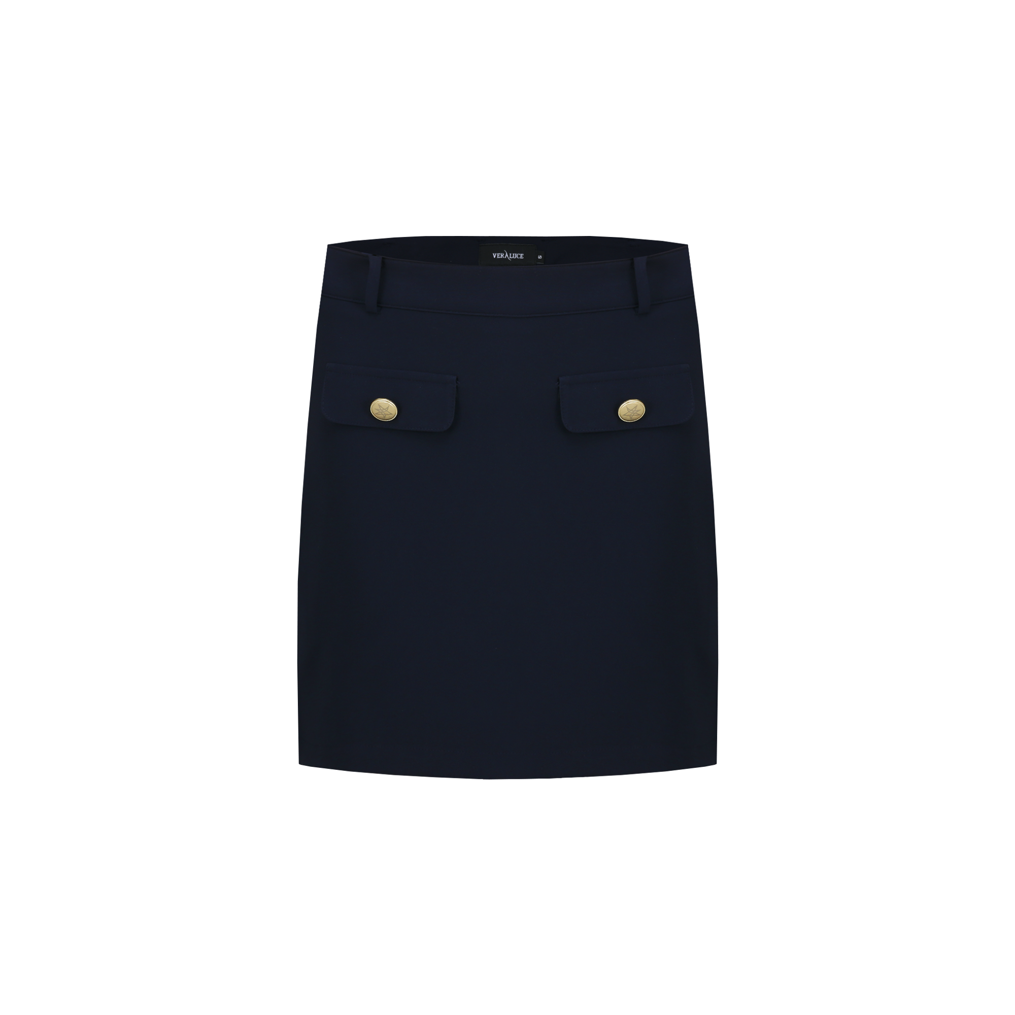 VERALUCE Golf Adela H-Line Skirt Navy