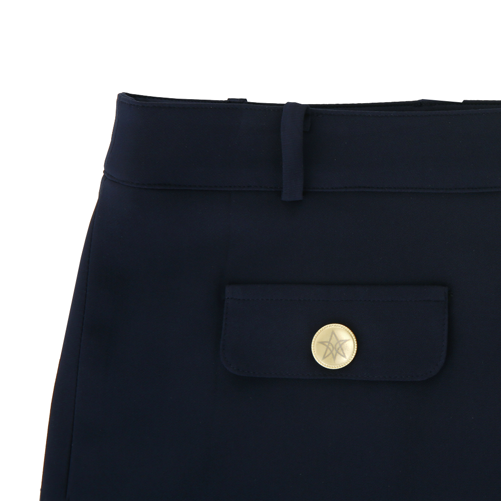 VERALUCE Golf Adela H-Line Skirt Navy