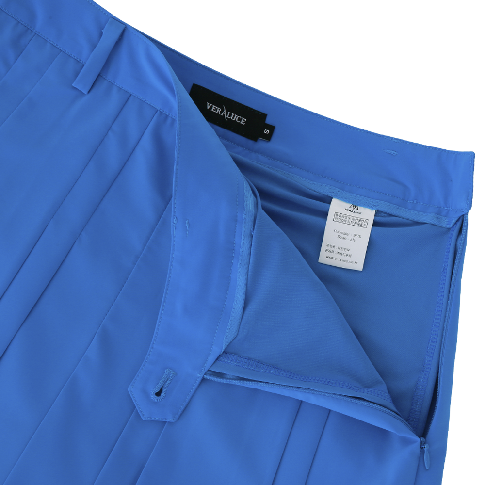 VERALUCE Golf Luna Pleats Culotte Skirt Blue