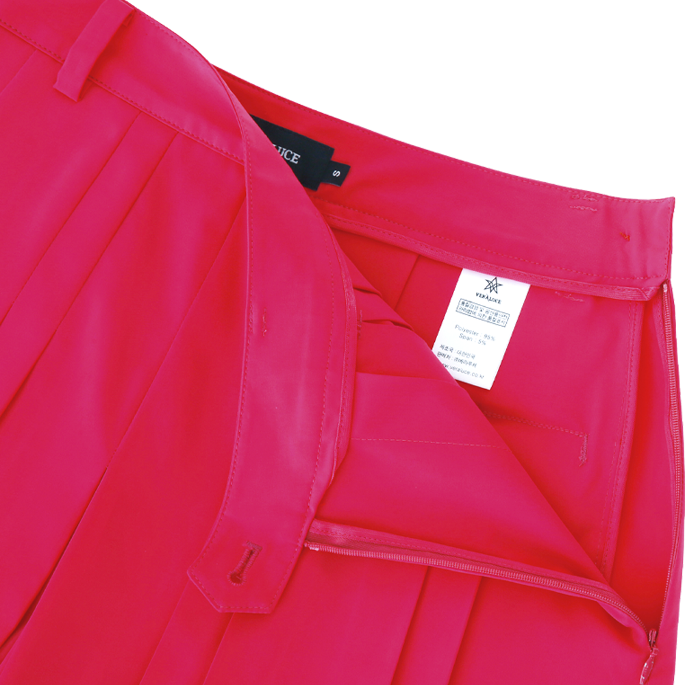 VERALUCE Golf Luna Pleats Culotte Skirt Pink