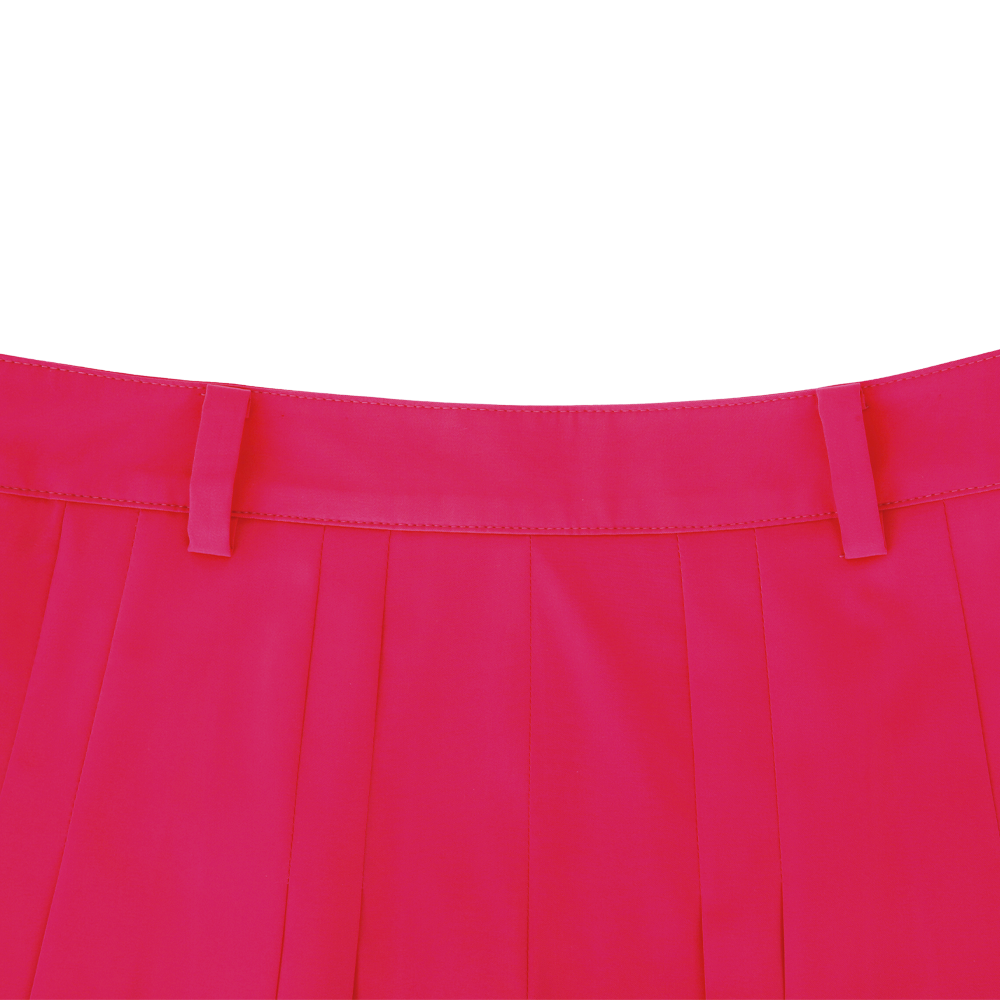 VERALUCE Golf Luna Pleats Culotte Skirt Pink